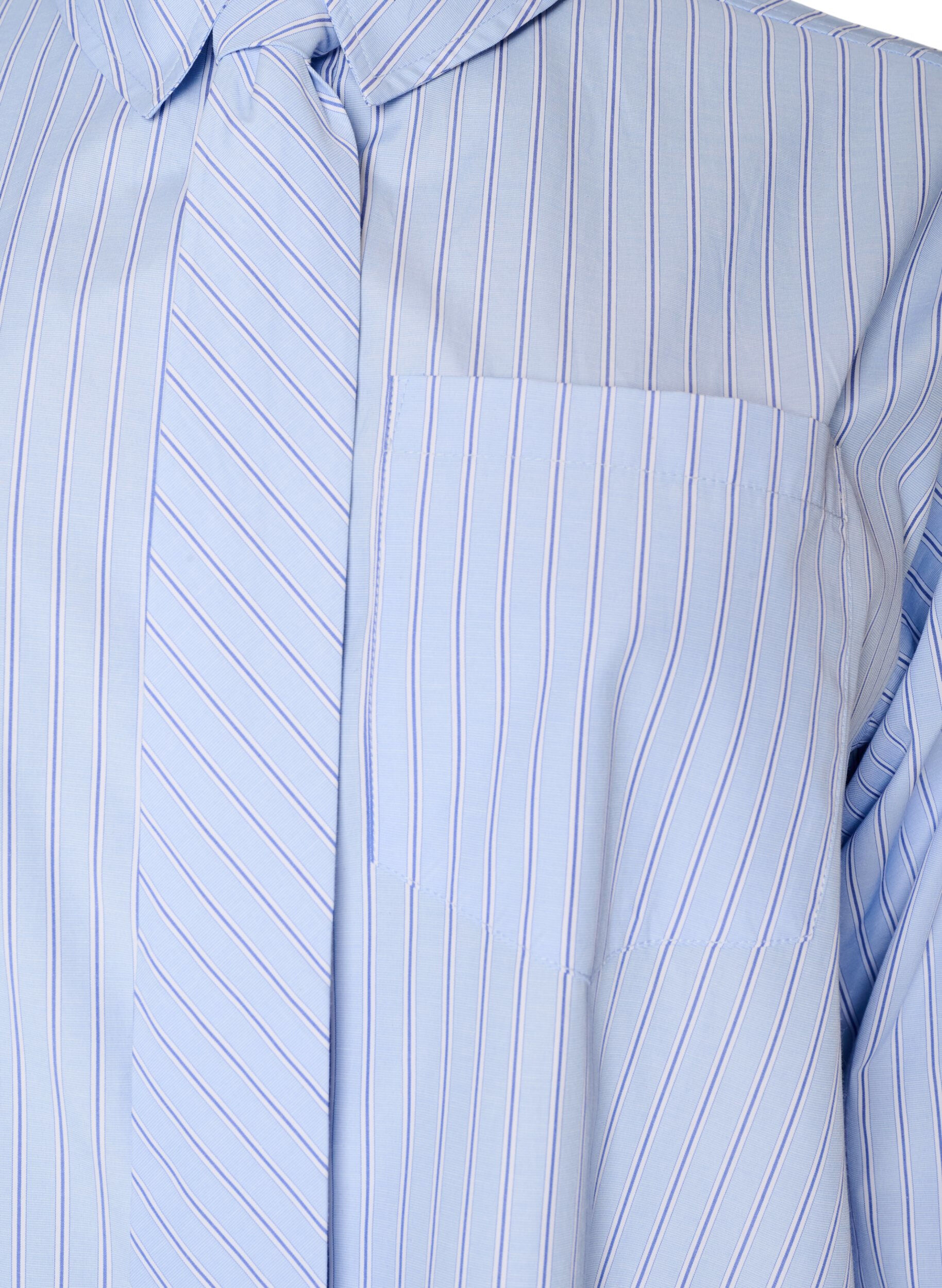 ZizziLosvallend shirt met strik, Blauw, Packshot image number 2