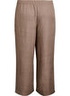 Losse broek met elastische tailleband en zakken, Bruin, Packshot image number 1