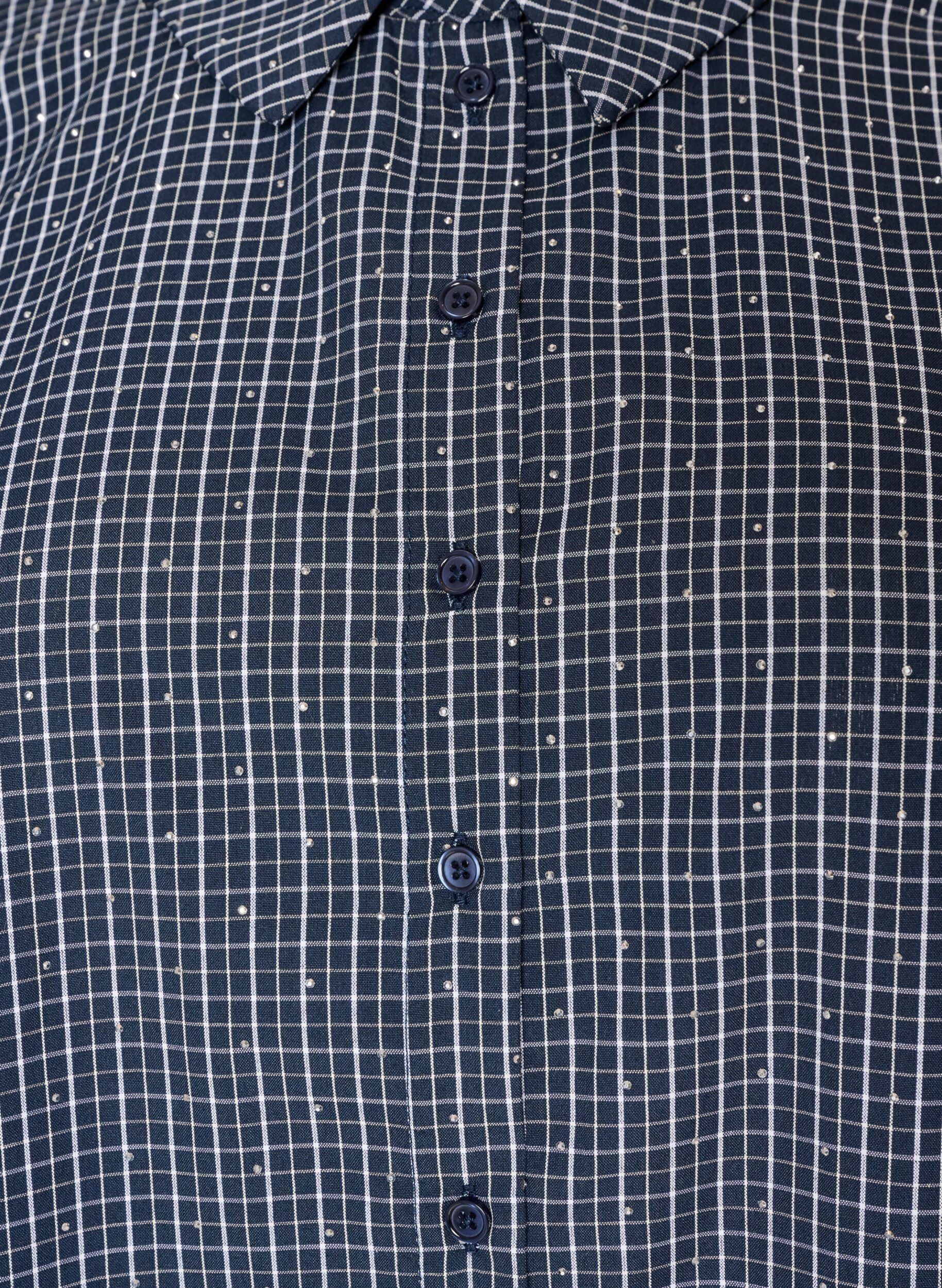 ZizziGeruit overhemd met strasssteentjes, Blauw, Packshot image number 2