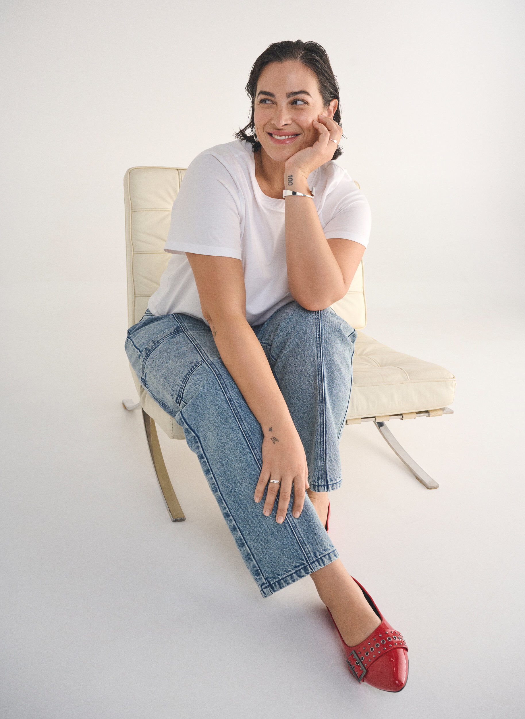 ZizziHigh waist cargobroek, Blauw, Image image number 0