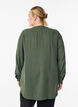 Streepjes overhemdblouse, Groen, Model image number 2
