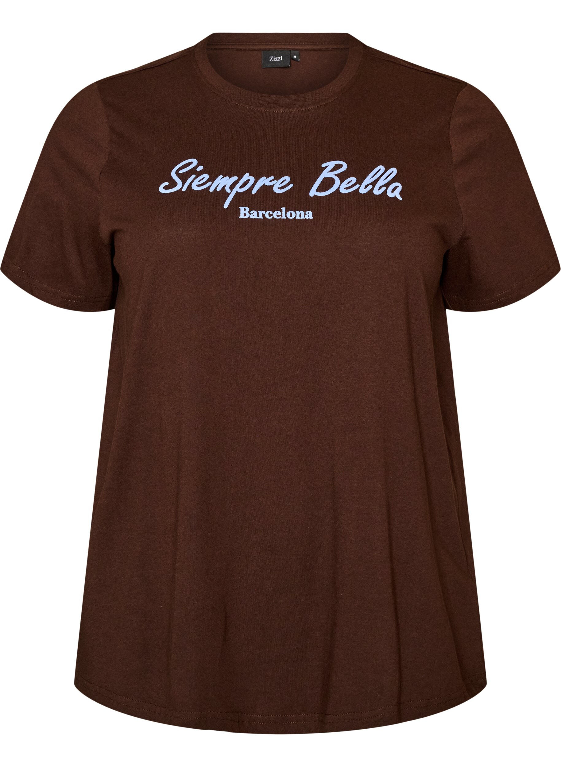 T-shirt van biologisch katoen met print
