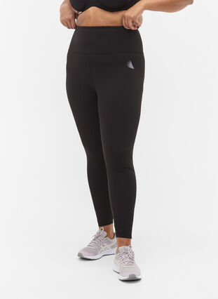 ZizziCORE, SUPER TENSION TIGHTS - Trainingslegging met binnenzak, Black, Model image number 0