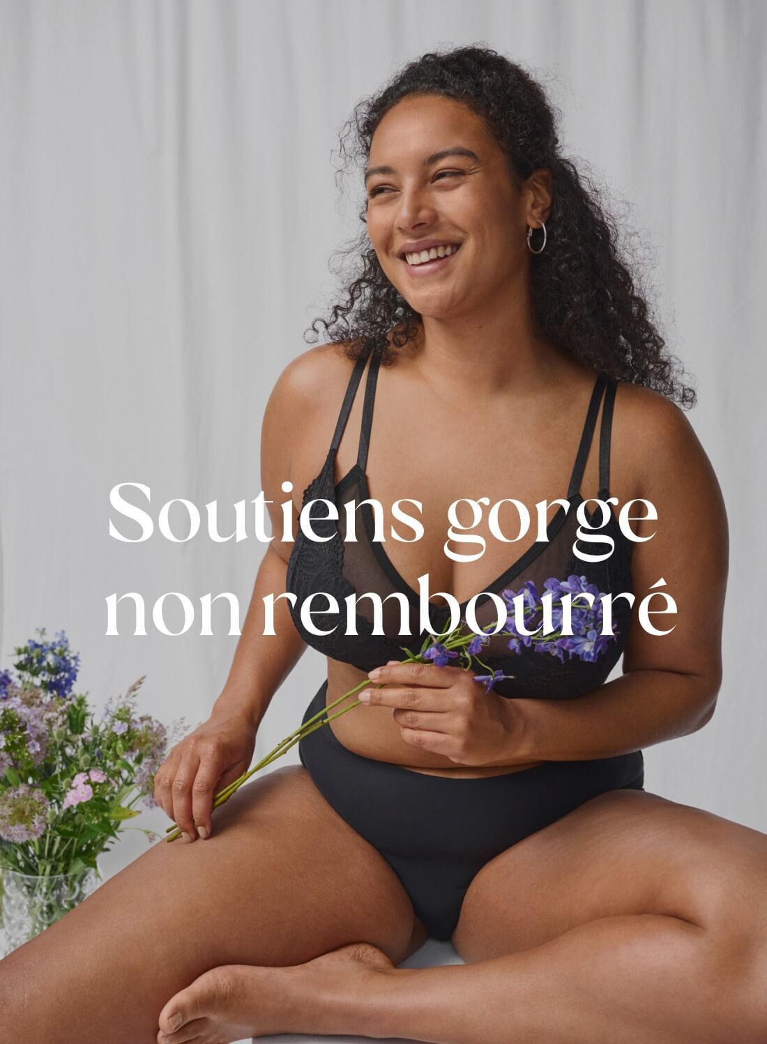 Soutiens gorge non rembourr&eacute; femmes grandes tailles - Taille 85E-115H - Zizzi