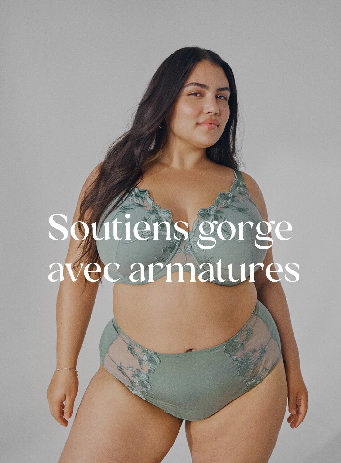 Soutiens gorge avec armatures femmes grandes tailles - Taille 85E-115H - Zizzi